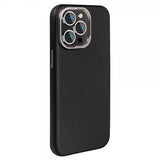 X-Level iPhone 15 Pro Max Kuori Nahkarakenne MagSafe Musta