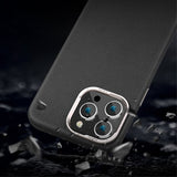 X-Level iPhone 15 Pro Max Kuori Nahkarakenne MagSafe Musta