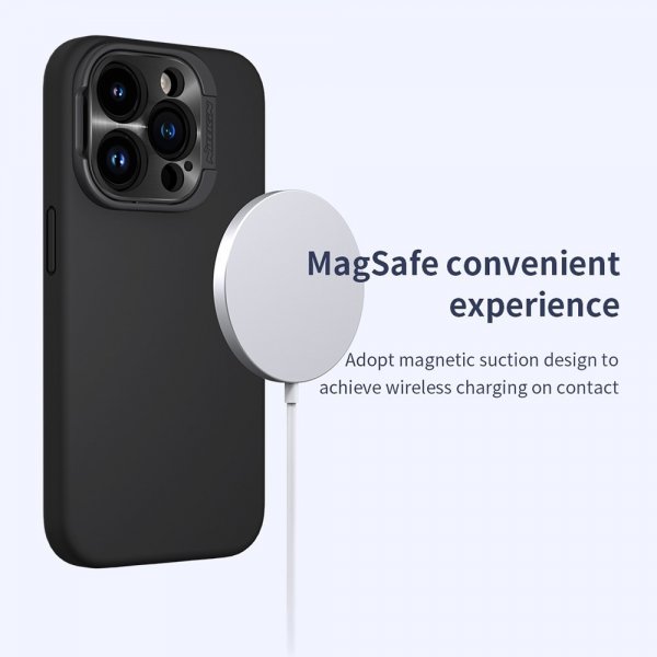 Nillkin iPhone 15 Pro Max Kuori LensWing MagSafe Violetti