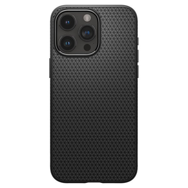 Spigen iPhone 15 Pro Max Kuori Liquid Air Mattamusta