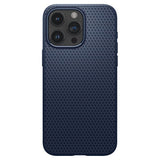 Spigen iPhone 15 Pro Max -suojakuori, Liquid Air, Navy Blue