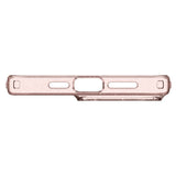 Spigen iPhone 15 Pro Max -suojakuori, Liquid Crystal Glitter Rose Quartz