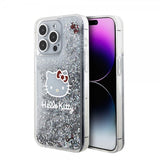 Hello Kitty iPhone 15 Pro Max Kuori Liquid Glitter Läpikuultava