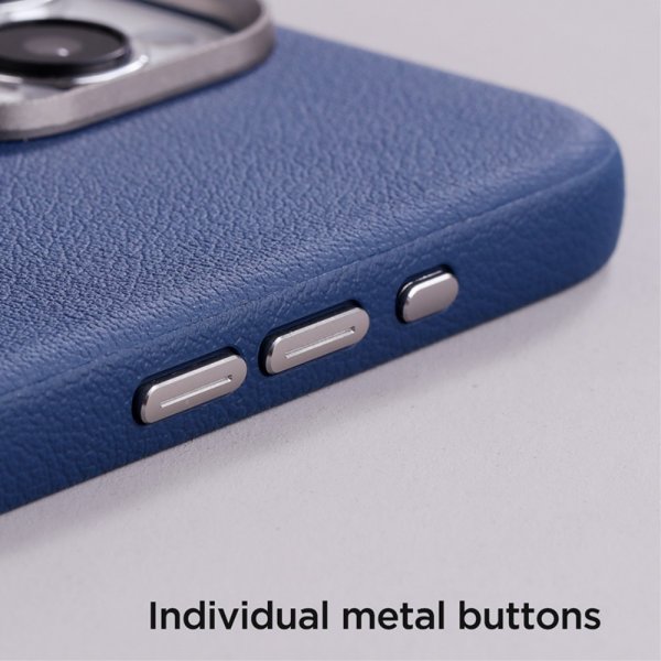 Joyroom iPhone 15 Pro Max Kuori Litsi Pattern Series MagSafe Sininen