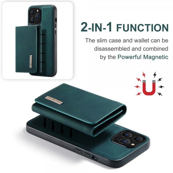 Dg.Ming iPhone 15 Pro Max Kuori M1-sarjan Irrotettava Korttipidike Vihreä