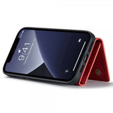 Dg.Ming iPhone 15 Pro Max Kuori M1 Series Irrotettava Korttipidike Punainen