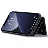 Dg.Ming iPhone 15 Pro Max -suojakuori, M2 Series, irrotettava korttipidike, musta