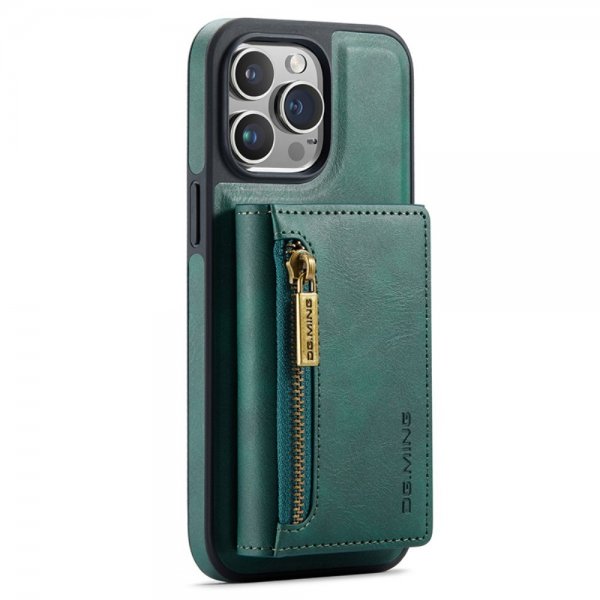 Dg.Ming iPhone 15 Pro Max -suojakuori, M5 Series, irrotettava korttipidike, vihreä