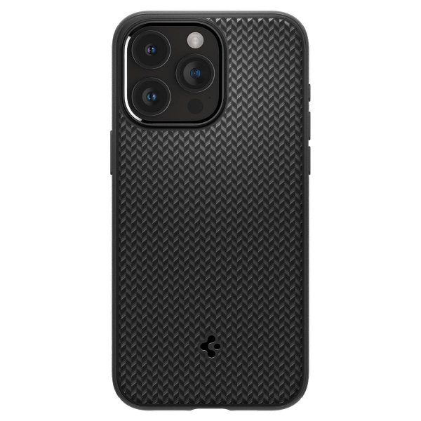 Spigen iPhone 15 Pro Max Kuori Mag Armor MagFit Matta Musta
