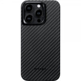 Pitaka iPhone 15 Pro Max Kuori MagEZ Case 4 Black/Grey Twill