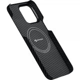 Pitaka iPhone 15 Pro Max Kuori MagEZ Case 4 Black/Grey Twill