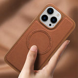X-Level iPhone 15 Pro Max Kuori MagSafe Denim Jacket Vihreä