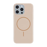 iPhone 15 Pro Max Kuori TPU MagSafe Kiiltävä Kulta