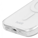 holdit iPhone 15 Pro Max Kuori MagSafe Case Valkoinen Läpinäkyvä