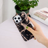iPhone 15 Pro Max Kuori Marmorikuvio Musta
