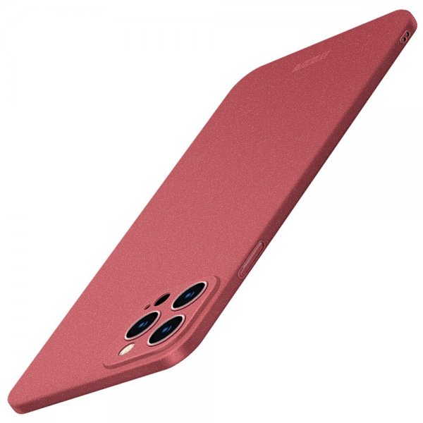 Mofi iPhone 15 Pro Max -suojakuori Matte Shield, punainen