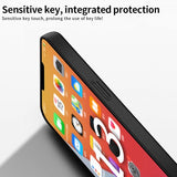 Mofi iPhone 15 Pro Max -suojakuori Matte Shield, punainen