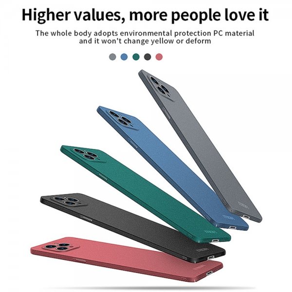 Mofi iPhone 15 Pro Max -suojakuori Matte Shield, punainen