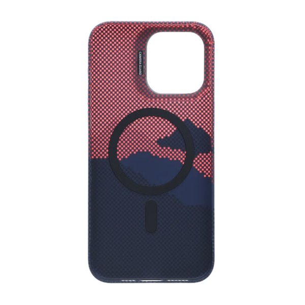 iPhone 15 Pro Max Kuori Taittuva Jalusta MagSafe Punainen