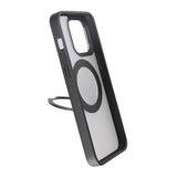 Rvelon iPhone 15 Pro Max Kuori Käännettävä MagSafe-jalusta Mattamusta