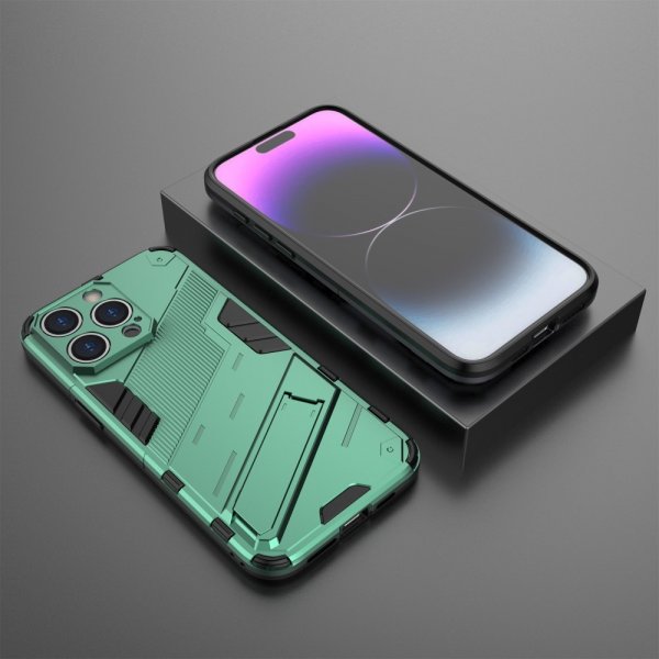 iPhone 15 Pro Max Kuori jalustalla Vihreä