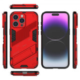 iPhone 15 Pro Max Kuori Jalustalla Punainen