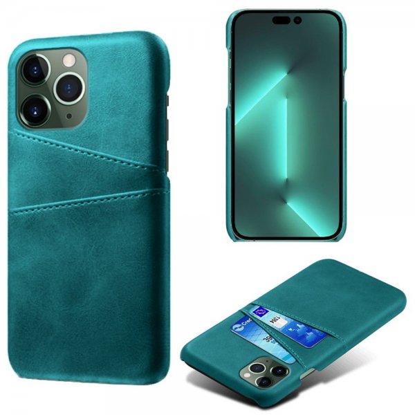 iPhone 15 Pro Max Kuori, jossa kaksi korttipaikkaa Vihreä