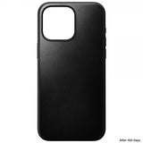 Nomad iPhone 15 Pro Max -suojakuori Modern Leather Case Horween, musta