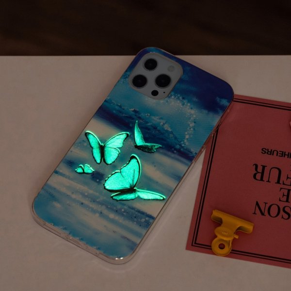 iPhone 15 Pro Max Kuori Sinisiä Perhosia