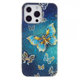 iPhone 15 Pro Max Kuori Motivoitu Kimalleperhoset