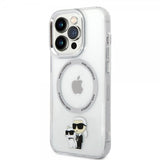 Karl Lagerfeld iPhone 15 Pro Max Kuori NFT Karl & Choupette Transparent