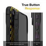 Ringke iPhone 15 Pro Max -suojakuori, Onyx Design, Checkerboard Yellow