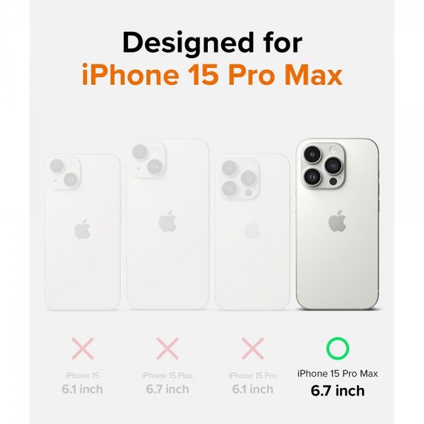 Ringke iPhone 15 Pro Max Kuori Onyx Design -tarra