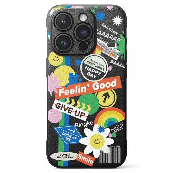Ringke iPhone 15 Pro Max Kuori Onyx Design -tarra