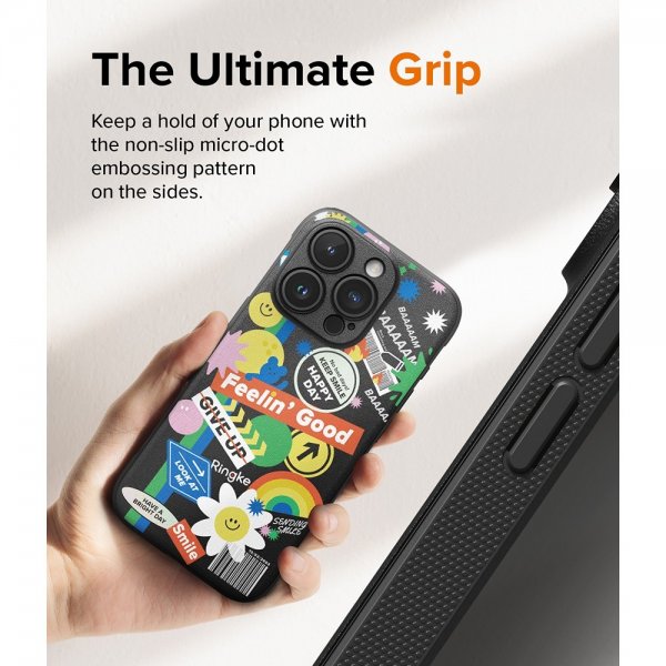 Ringke iPhone 15 Pro Max Kuori Onyx Design -tarra