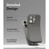 Ringke iPhone 15 Pro Max -suojakuori Onyx Gray