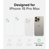 Ringke iPhone 15 Pro Max -suojakuori Onyx Gray