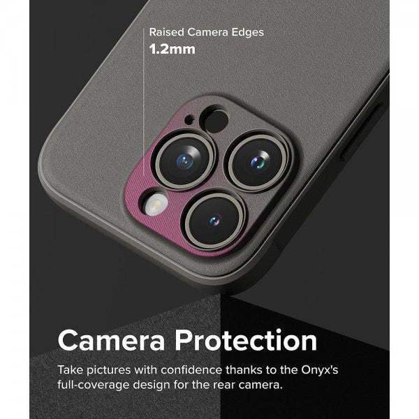 Ringke iPhone 15 Pro Max -suojakuori Onyx Gray