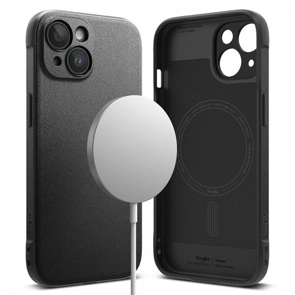 Ringke iPhone 15 Pro Max -suojakuori Onyx Magnetic Musta