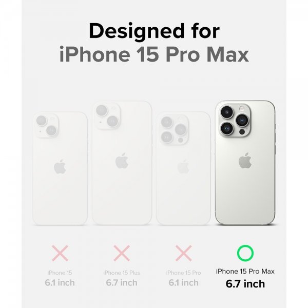 Ringke iPhone 15 Pro Max Kuori Onyx Musta