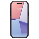 Spigen iPhone 15 Pro Max -suojakuori Optik Armor MagFit Musta