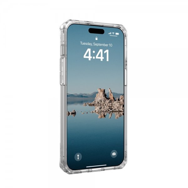 Urban Armor Gear (UAG) iPhone 15 Pro Max Kuori Plyo MagSafe Ice Silver