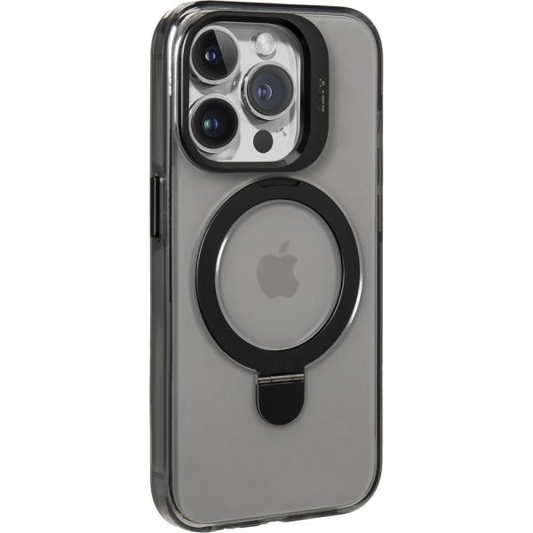 LAUT iPhone 15 Pro Max Kuori REVIVE PROP MagSafe Black Crystal