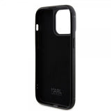 Karl Lagerfeld iPhone 15 Pro Max Kuori Rhinestone Musta