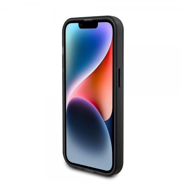 Ferrari iPhone 15 Pro Max Kuori Sormusteline MagSafe Musta