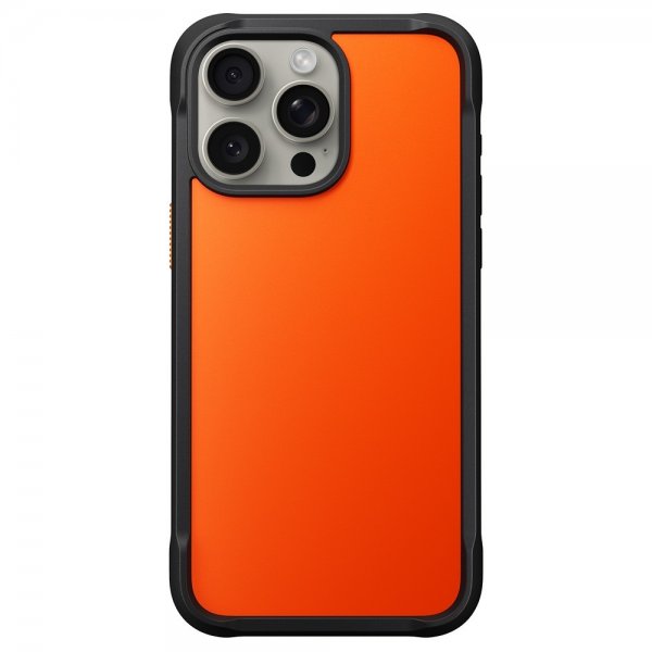 Nomad iPhone 15 Pro Max kuori Rugged Case Ultra Orange