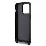 Karl Lagerfeld iPhone 15 Pro Max Suojakuori Saffiano Crossbody Musta