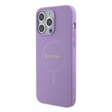 Guess iPhone 15 Pro Max Saffiano MagSafe -kuori Violetti