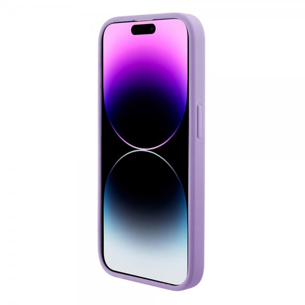 Guess iPhone 15 Pro Max Saffiano MagSafe -kuori Violetti