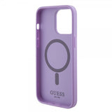 Guess iPhone 15 Pro Max Saffiano MagSafe -kuori Violetti